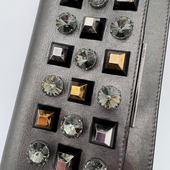 FENDI DotCom Embellished Wallet on Chain - Picture 3 of 10